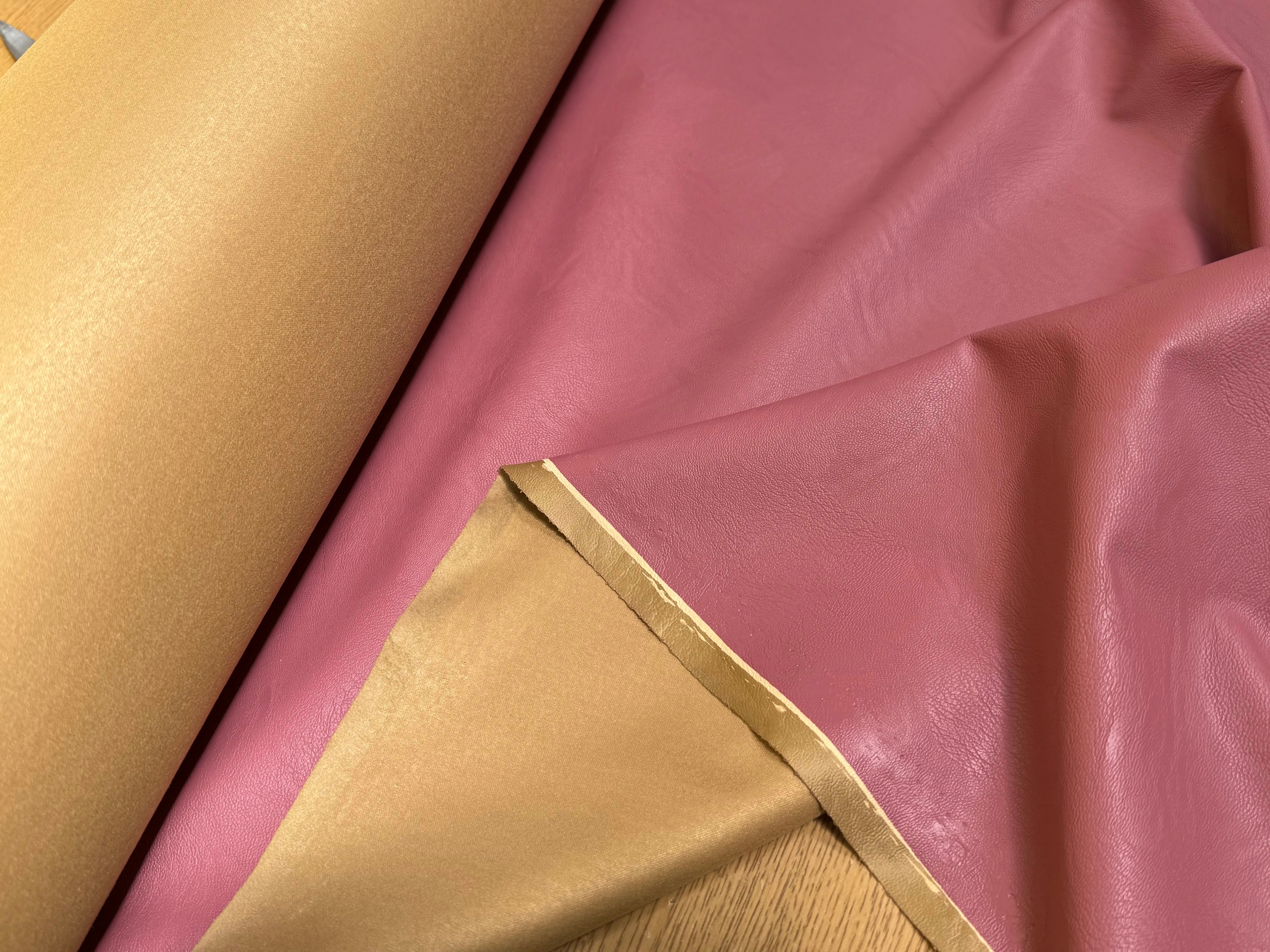 FAUX CUIR SOUPLE ROSE STRETCH - My Little Coupon