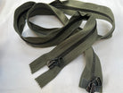 FERMETURE DOUBLE CURSEUR KAKI  100 CM - My Little Coupon