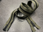 FERMETURE DOUBLE CURSEUR KAKI  100 CM - My Little Coupon
