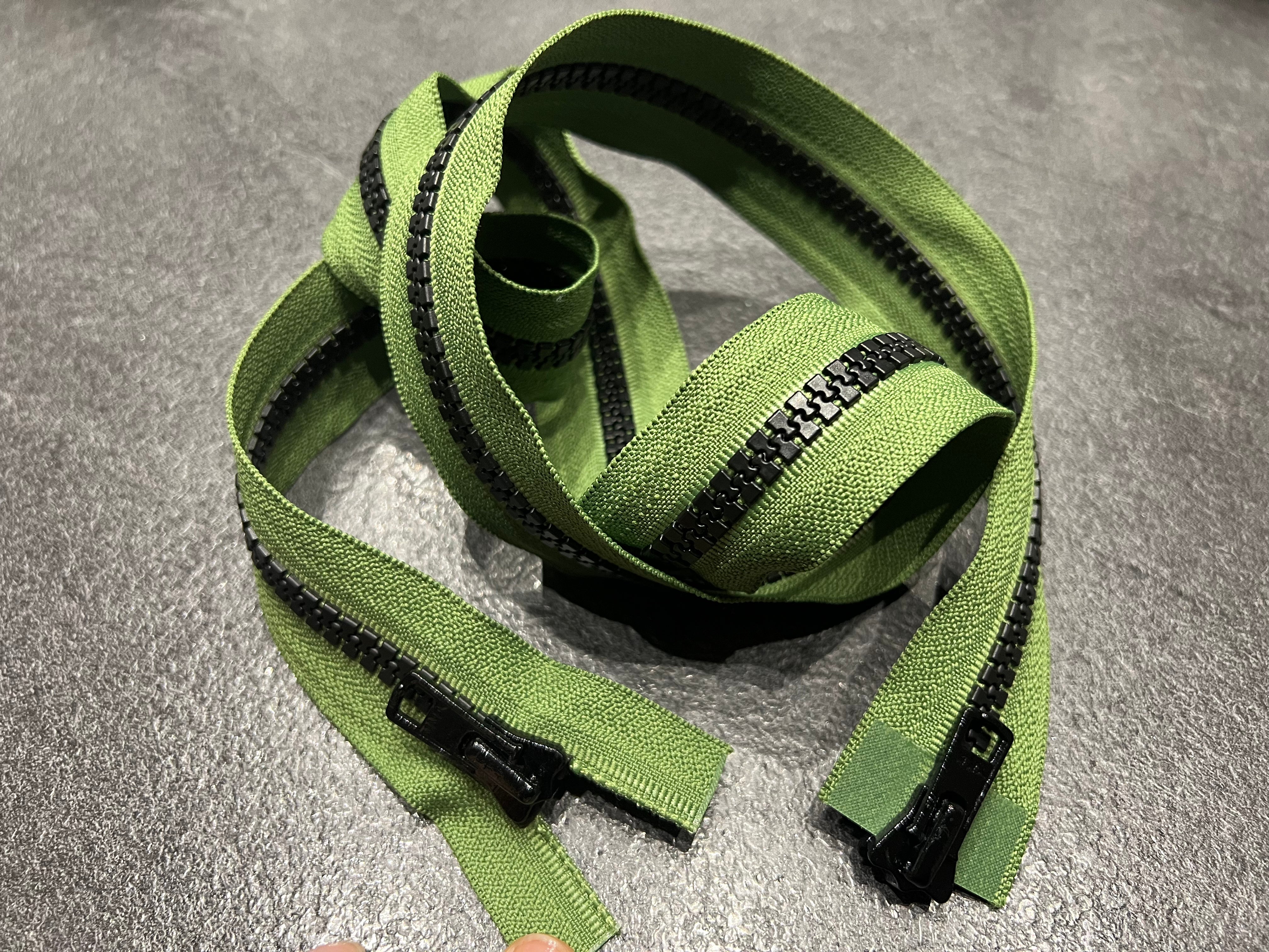 FERMETURE DOUBLE CURSEUR VERT 100 CM - My Little Coupon
