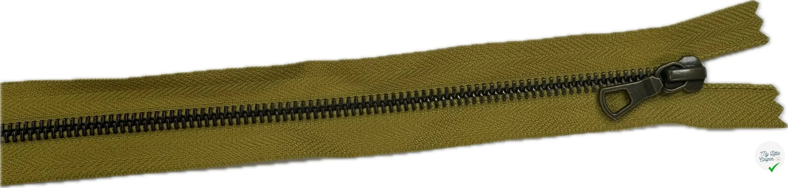 FERMETURE NON SÉPARABLE 25CM SPICY MOUTARD - My Little Coupon