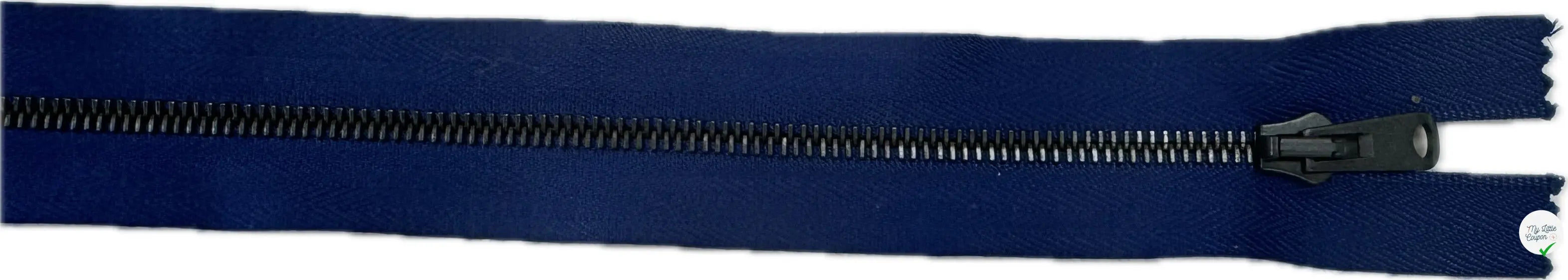 FERMETURE NON SÉPARABLE 50CM BLEU PROFOND - My Little Coupon
