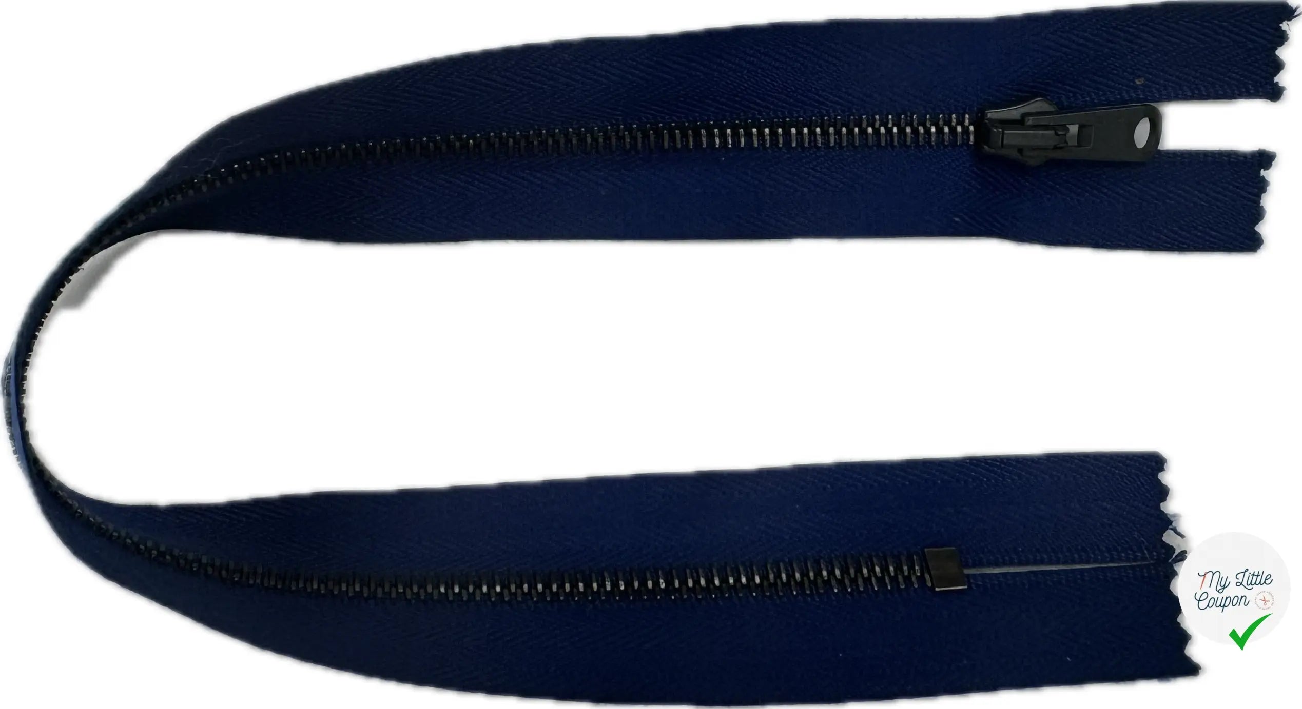 FERMETURE NON SÉPARABLE 50CM BLEU PROFOND - My Little Coupon