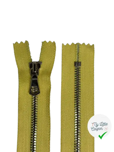 FERMETURE NON SÉPARABLE 65CM JAUNE AURÉOLINE - My Little Coupon