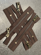 FERMETURE NON SÉPARABLE CHOCOLAT 13cm - My Little Coupon