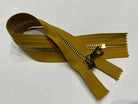 FERMETURE NON SÉPARABLE JAUNE OCRE 25cm - My Little Coupon