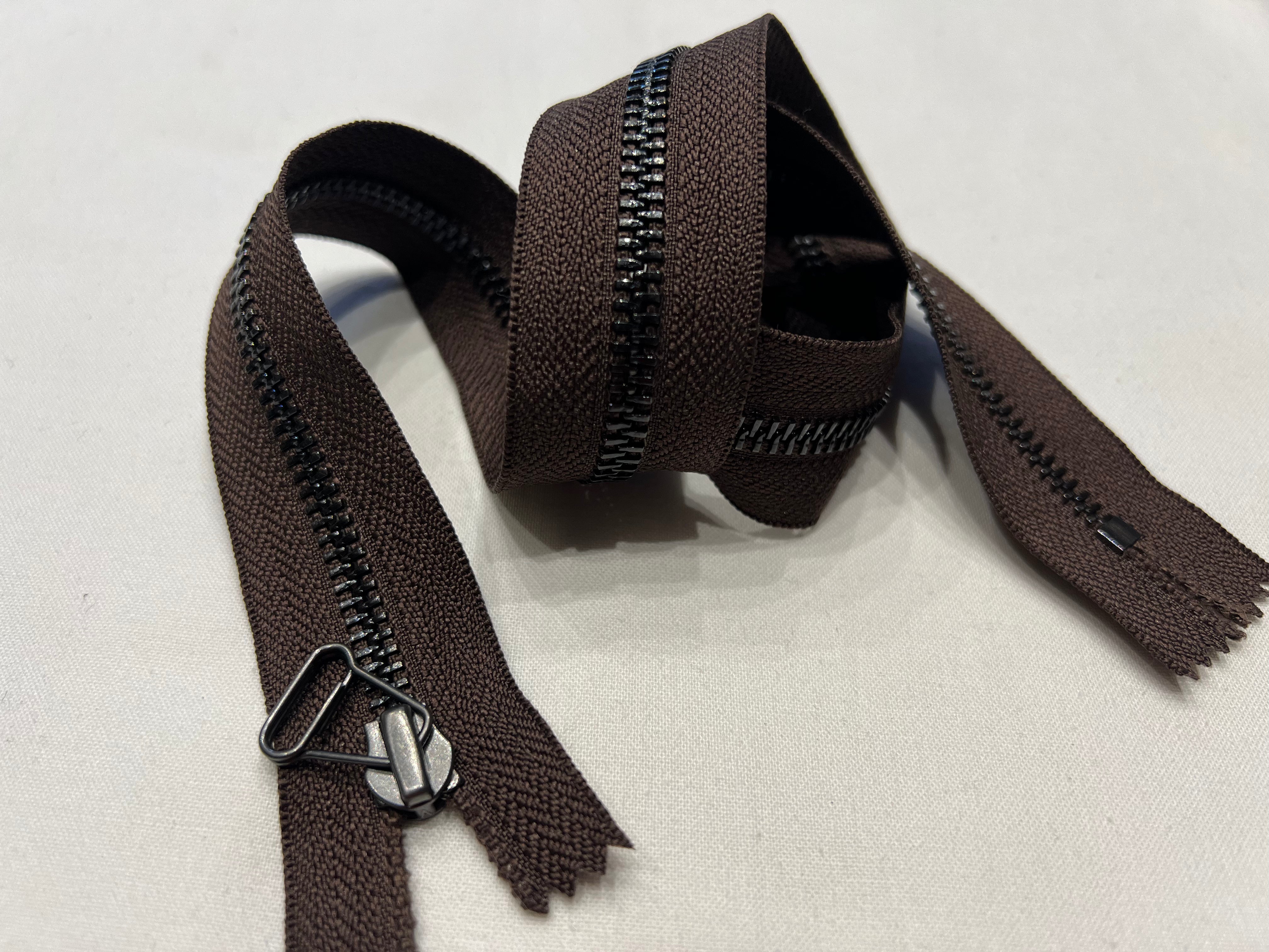FERMETURE NON SÉPARABLE MARRON 60cm - My Little Coupon