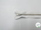 FERMETURE NON SÉPARABLE MÉTAL ARGENT COLORIS BLANC 15CM - My Little Coupon - tissu - coudre