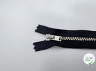 FERMETURE NON SÉPARABLE MÉTAL ARGENT COLORIS NOIR 10CM - My Little Coupon - tissu - coudre