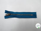 FERMETURE NON SÉPARABLE MÉTAL ARGENT COLORIS TURQUOISE 10CM - My Little Coupon - tissu - coudre