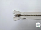 FERMETURE NON SÉPARABLE MÉTAL COLORIS BLANC 15CM - My Little Coupon - tissu - coudre