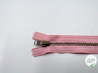 FERMETURE NON SÉPARABLE METAL COLORIS ROSE CLAIR 12CM - My Little Coupon - tissu - coudre
