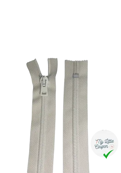 FERMETURE PVC BLANC 60CM SEPARABLE - My Little Coupon