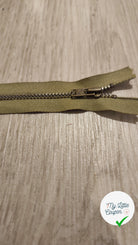 FERMETURE RIRI METAL NON SÉPARABLE 10CM VERT KAKI - My Little Coupon