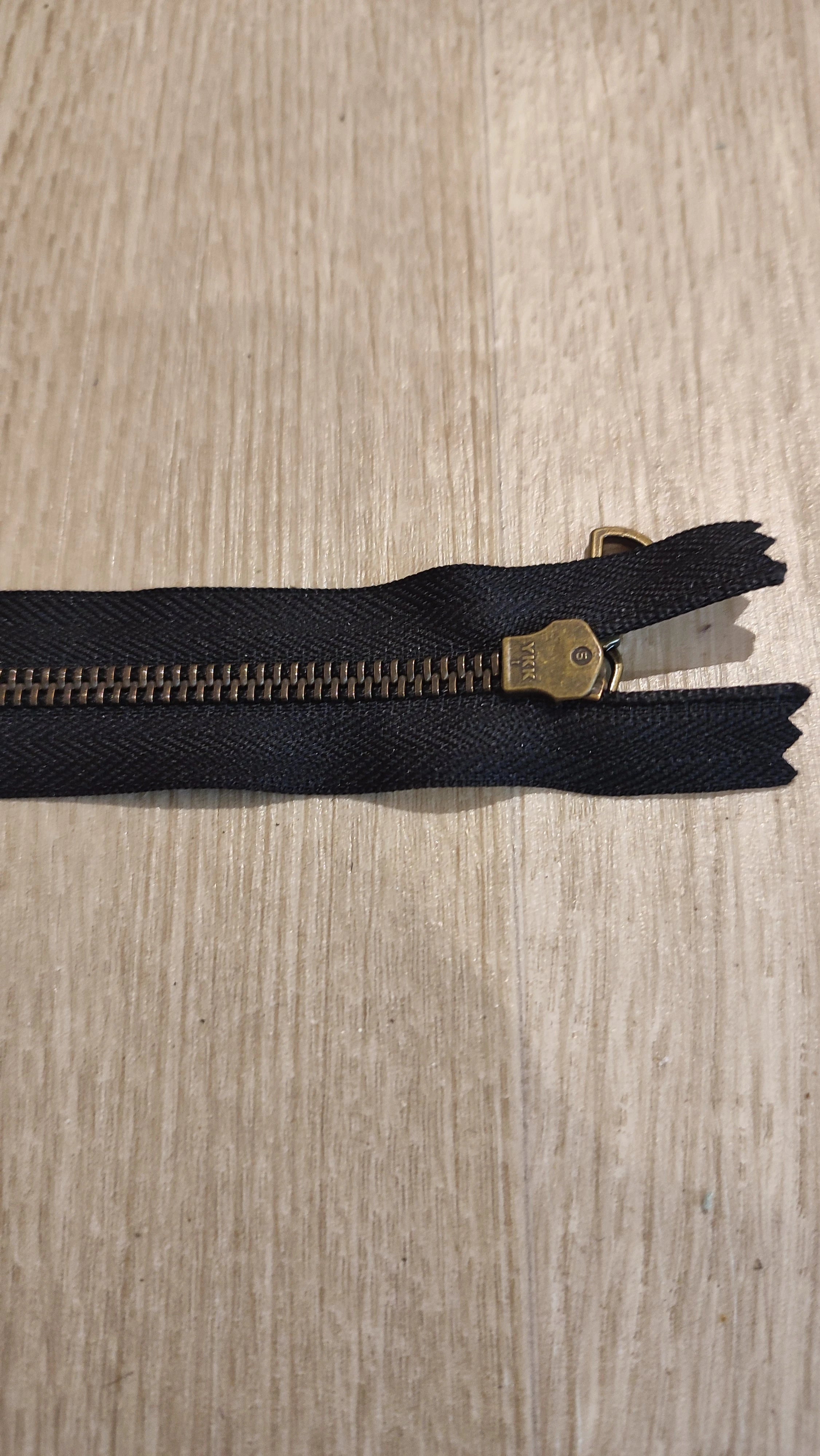 FERMETURE RIRI MÉTAL NON SÉPARABLE 13CM BLEU FONCÉ - My Little Coupon