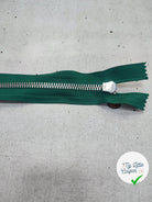 FERMETURE RIRI METAL NON SÉPARABLE 14CM VERT SAPIN M6 - My Little Coupon
