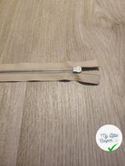 FERMETURE RIRI METAL NON SEPARABLE 15CM BEIGE ROSÉ M6 - My Little Coupon
