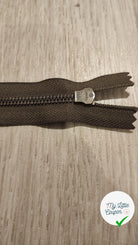 FERMETURE RIRI METAL NON SÉPARABLE 15CM VERT KAKI FONCÉ - My Little Coupon