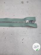 FERMETURE RIRI METAL NON SÉPARABLE 18CM VERT D'EAU M6 - My Little Coupon