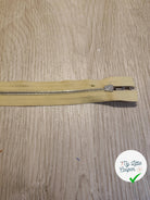 FERMETURE RIRI METAL NON SÉPARABLE 20CM JAUNE PÂLE M4 - My Little Coupon