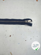 FERMETURE RIRI METAL NON SÉPARABLE  20CM BLEU NUIT - My Little Coupon