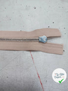 FERMETURE RIRI METAL NON SÉPARABLE 11CM BEIGE - My Little Coupon