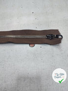 FERMETURE RIRI METAL NON SÉPARABLE 20CM MARRON - My Little Coupon
