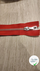 FERMETURE RIRI METAL NON SÉPARABLE 20CM ROUGE M6 - My Little Coupon