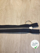 FERMETURE RIRI METAL NON SÉPARABLE 30CM NOIR M6 - My Little Coupon