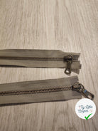FERMETURE RIRI METAL NON SÉPARABLE 70CM VERT KAKI CLAIR - My Little Coupon