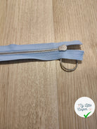 FERMETURE RIRI METAL NON SÉPARABLE 30CM BLEU CLAIR M6 - My Little Coupon