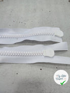 FERMETURE RIRI METAL SÉPARABLE 40CM BLANC - My Little Coupon