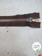 FERMETURE RIRI METAL SÉPARABLE 80CM MARRON CHOCOLAT M8 - My Little Coupon