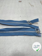 (Copie) FERMETURE RIRI METAL NON SÉPARABLE DOUBLE ZIP 70CM BLEU M6 - My Little Coupon