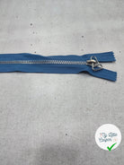 FERMETURE RIRI METAL SÉPARABLE 45CM BLEU M6 - My Little Coupon
