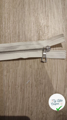 FERMETURE RIRI METAL SÉPARABLE 50CM BLANC M6 - My Little Coupon