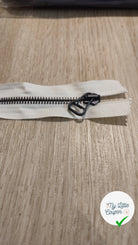 FERMETURE RIRI MÉTAL SÉPARABLE 50CM BLANC M6 - My Little Coupon