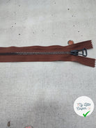 FERMETURE RIRI METAL SÉPARABLE 50CM MARRON M6 - My Little Coupon