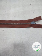 FERMETURE RIRI METAL SÉPARABLE 50CM MARRON M6 - My Little Coupon