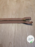 FERMETURE RIRI METAL SÉPARABLE 90CM MARRON CAFÉ - My Little Coupon
