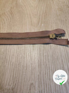 FERMETURE RIRI METAL SÉPARABLE 90CM MARRON CAFÉ - My Little Coupon