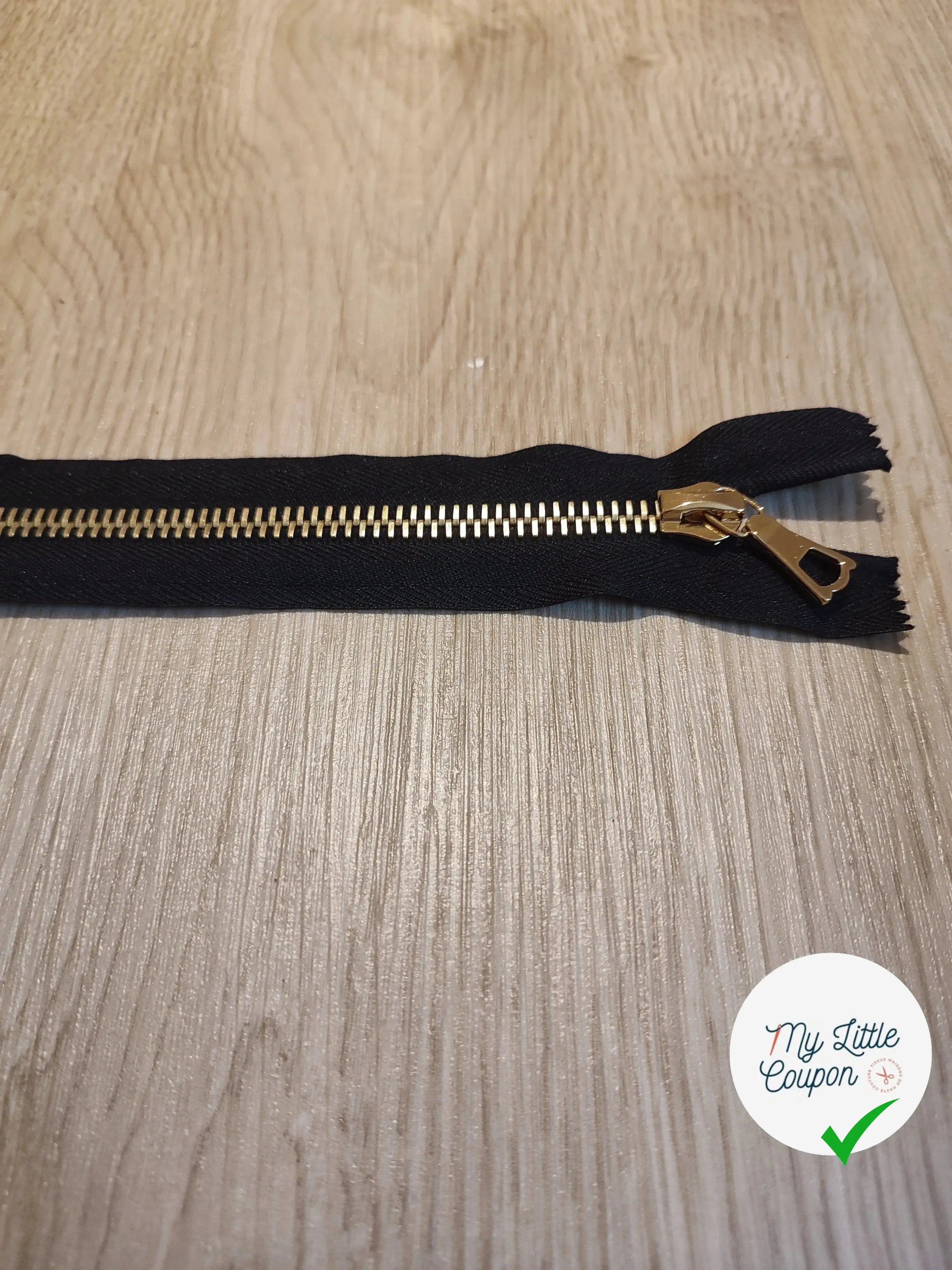 FERMETURE RIRI METAL NON SÉPARABLE 25CM MARRON CAFÉ M6 - My Little Coupon