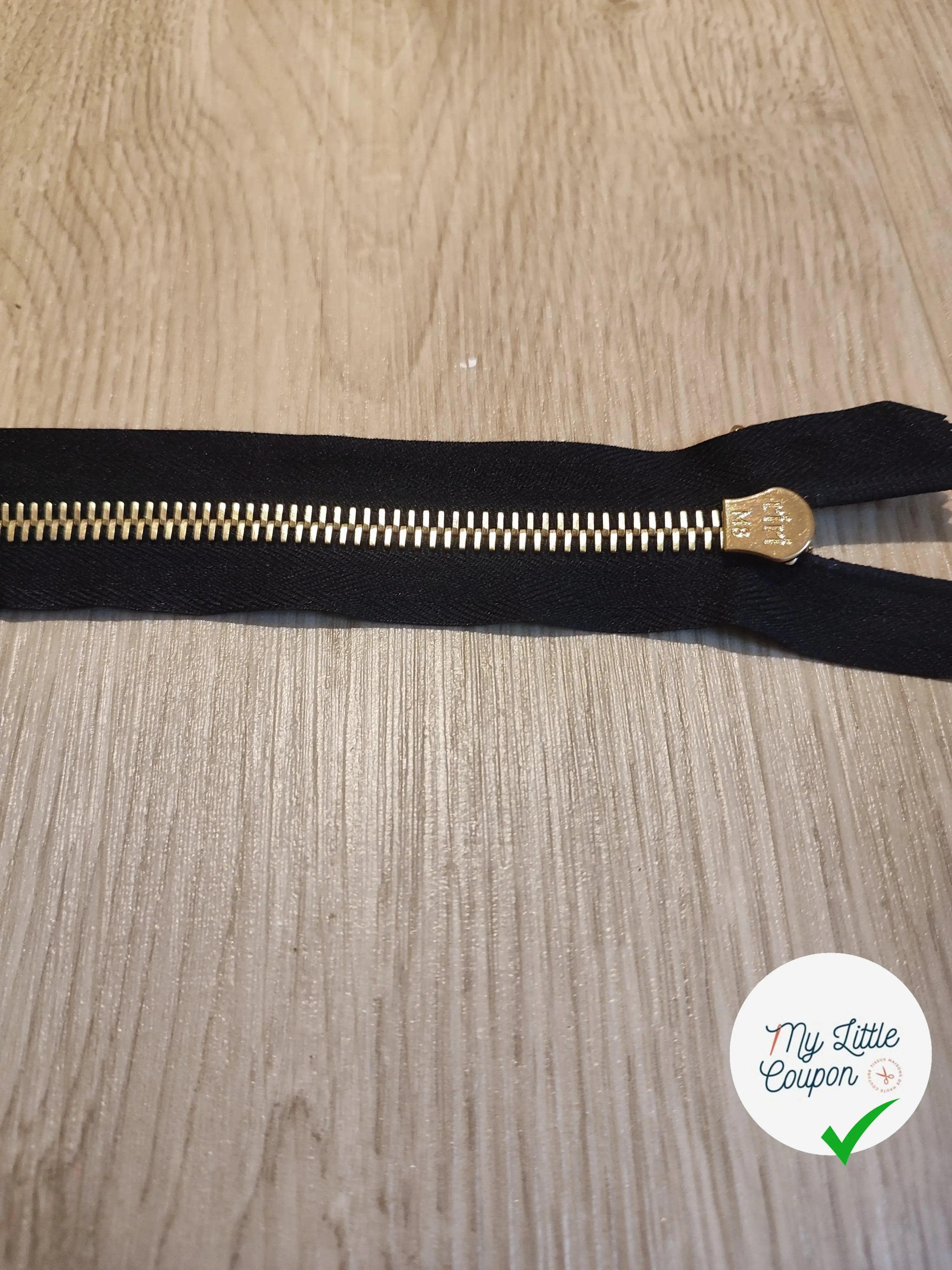 FERMETURE RIRI METAL NON SÉPARABLE 25CM MARRON CAFÉ M6 - My Little Coupon