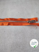 FERMETURE RIRI METAL SÉPARABLE 50CM ORANGE  M6 - My Little Coupon