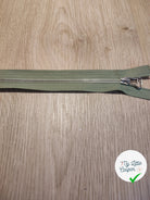 FERMETURE RIRI METAL SEPARABLE 54CM VERT OLIVE M6 - My Little Coupon