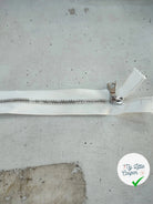 FERMETURE RIRI MÉTAL SÉPARABLE 90CM BLANC - My Little Coupon