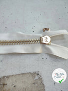 FERMETURE RIRI MÉTAL NON SÉPARABLE DOUBLE ZIP RÉVERSIBLE 60CM - My Little Coupon