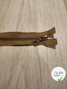FERMETURE RIRI METAL SÉPARABLE 65CM MARRON - My Little Coupon