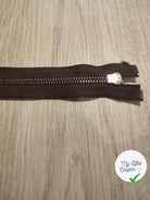 FERMETURE RIRI METAL SÉPARABLE 60CM MARRON FONCÉ - My Little Coupon