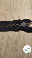 FERMETURE RIRI MÉTAL SÉPARABLE 60CM NOIR M8 - My Little Coupon